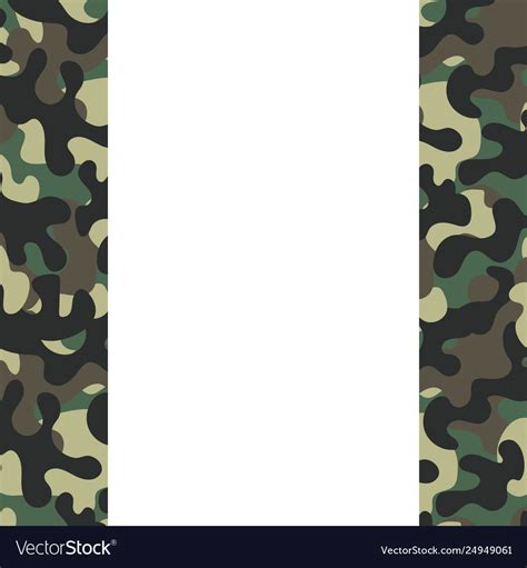 Camouflage Frame Icon Royalty Free Vector Image