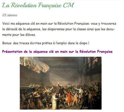 La Révolution Française Cm Lardoise à Craie Cmp Ressourcerie