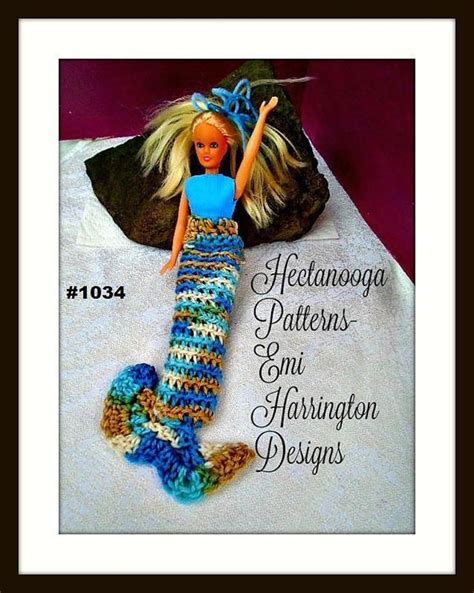 1034 Barbie Mermaid Tail Crochet Pattern By Emi