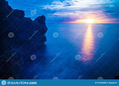 Menorca Sunset Stock Photo Image Of Hour Cala Sunset 161229500