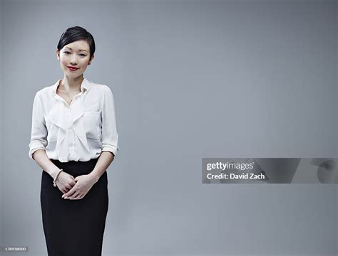 Chinese Business Woman Portrait Stock Photo Getty Images