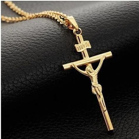 Jupiter Ascending Crucifix Jesus Cross Necklace Chains Pendant Fashion