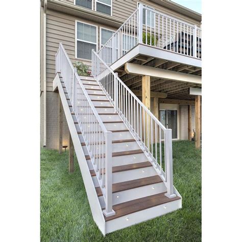 How to install a trex signature mesh railing on stairs. Trex (Assembled: 8-ft x 3-ft) Signature 24-Pack Classic ...