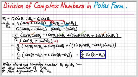 SM D Complex Numbers Basic Operations In Modulus Argument Aka Polar Form YouTube