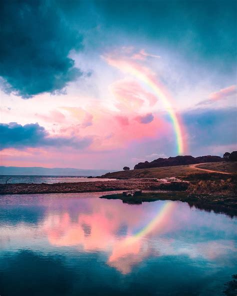 when and where was the last time you took a photo of a rainbow rainbow photography sky