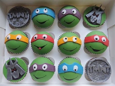 Teenage Mutant Ninja Turtle Cupcakes Decorated Cake By Cakesdecor
