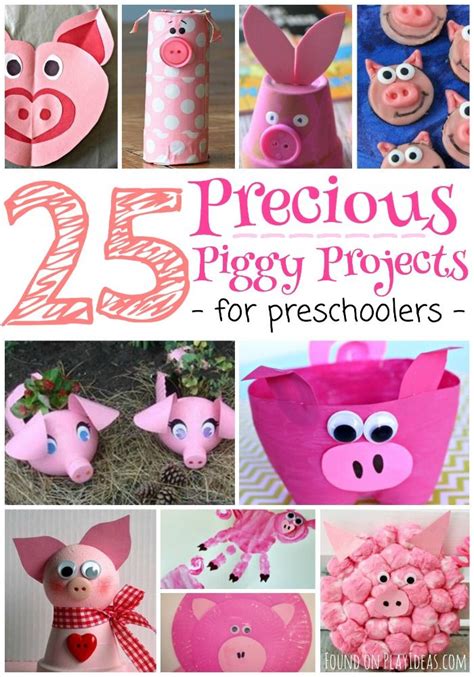 25 Precious Piggy Projects For Preschoolers Preschool Crafts Animal