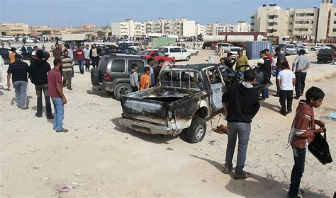 Car Bombs Explode Near Egyptian And Uae Embassies In Libya The New York Times
