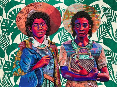 Bisa Butlers Vibrant Quilted Portraits Share Extraordinary Stories Of