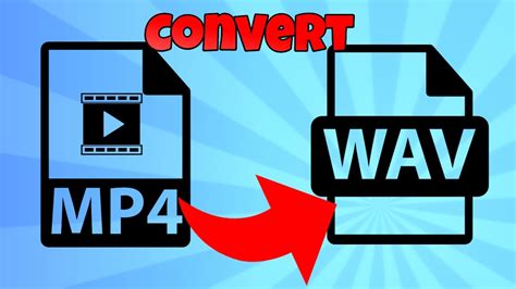 how to convert mp4 to wav youtube