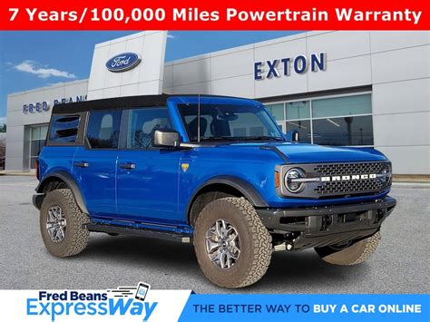 Used 2023 Ford Bronco For Sale At Fred Beans Ford Of Exton Vin