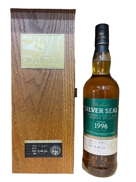 銀璽 1996年 單一純麥威士忌原酒muirheads Silver Seal 1996 Single Cask Strength