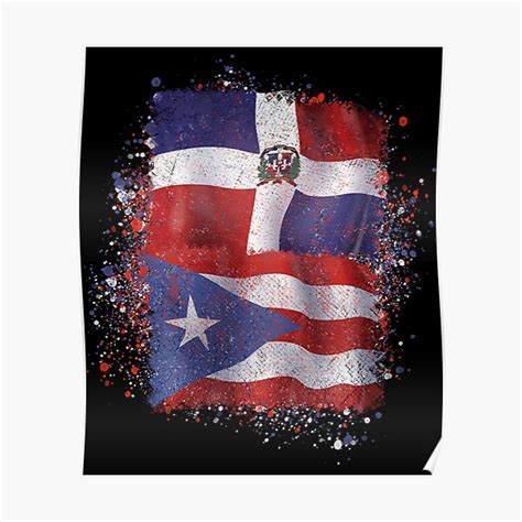 Puerto Rican Dominican Love Poster For Sale By Dubbra Redbubble