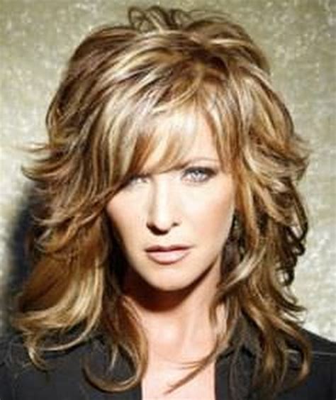 You can stick to regular haircuts with soft front fringes for a sweet and warm look. Hairstyles for 50 plus women