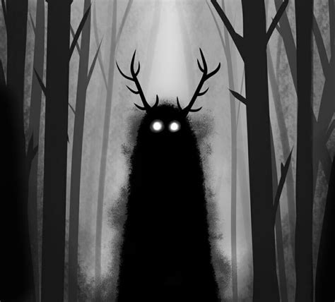 In The Woods Scary Woods Haunted Woods Dark Fantasy Art