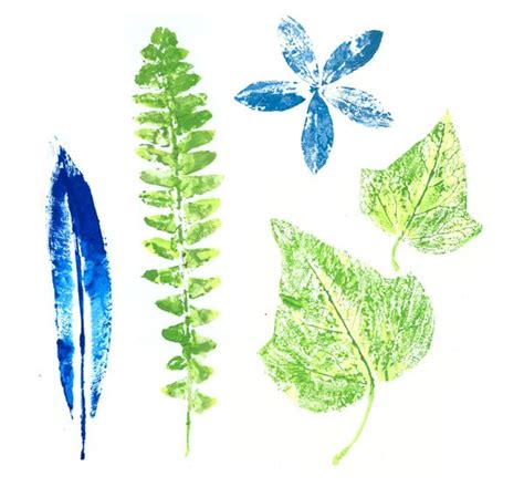 Printing With Leaves A Celebration Of Spring Creative Jewish Mom