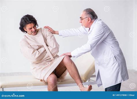 Psychiatrist Examining A Female Patient Stock Photography