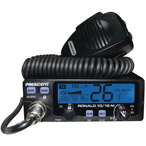 President Electronics Compact 10 Meter Cb Radio Ronald The Home Depot