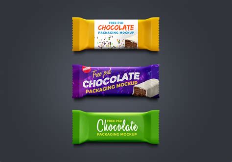 chocolate packaging mockup psd graphicsfuel