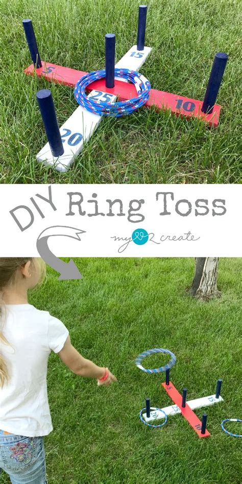 Diy ring toss circus/carnival party game. DIY Ring Toss | Ring toss diy, Diy yard games, Diy rings