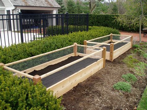 2 Valpak Two Raised Garden Beds With Rabbit Fencing