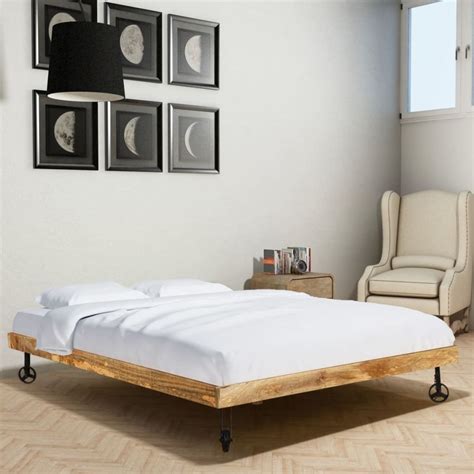 Per quanto riguarda le dimensioni il matrimoniale standard misura 160x190 cm o. mewmewcat Giroletto Matrimoniale Legno,Telaio Letto ...