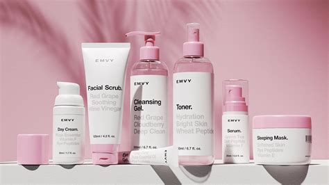 Emvy Skincare Comes With A Clean Look Dieline Design Branding