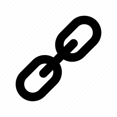 Chain link, hyperlink, link, linked website, web link icon