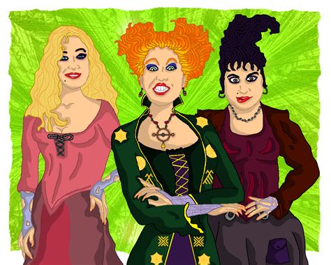 The Sanderson Sisters By Andy Pants On Deviantart