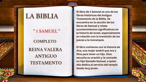 Original La Biblia Primer Libro De Samuel Completo Reina Valera Antiguo Testamento Youtube
