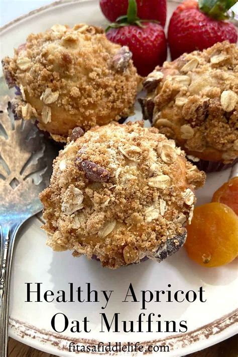 The key to making desserts with a low glycemic index is to include as many whole food ingredients as possible, like fruits and vegetables, nuts and seeds, dairy products and whole. Healthy Streusel-Topped Apricot Oat Muffins - Fit As A Fiddle Life | Recipe in 2020 | Oat ...