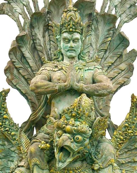 Vishnu Riding On Garuda One Of The Greatest Deities Worshipped In Bali