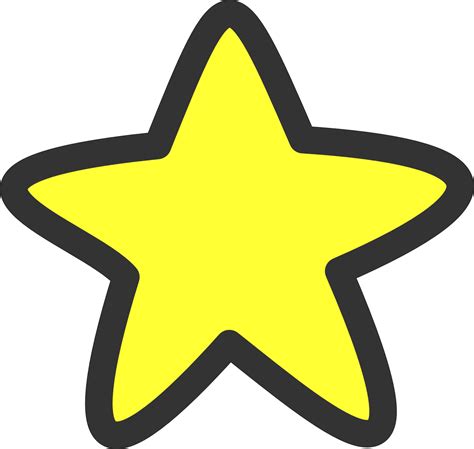 Estrella Amarillo Formas Gráficos Vectoriales Gratis En Pixabay Pixabay