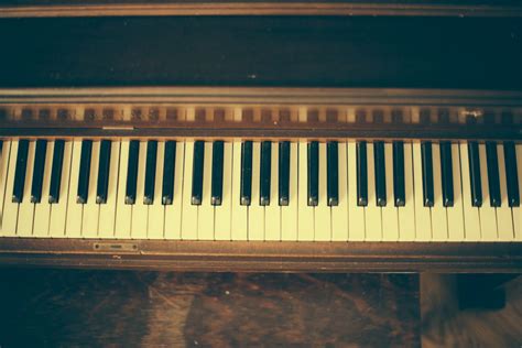 Free Photo Old Vintage Piano Keys Wood