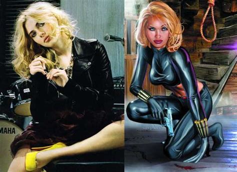 When pepper and happy leave the room, black widow drops. 48 Leather and Latex Fashions