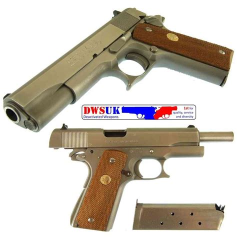 Stainless Colt Series 80 1911a1 45acp Dwsuk