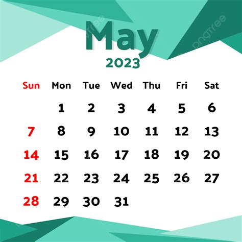 Calendar May 2023 Vector Png Images 2023 Calendar May 2023 Calendar