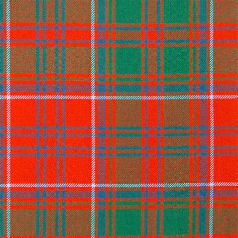 Drummond Clan Ancient Heavy Weight Tartan Fabric Lochcarron Of Scotland