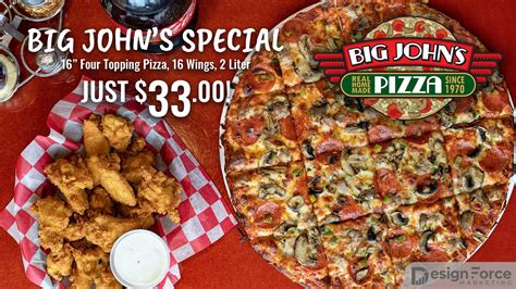 Specials Big Johns Pizza