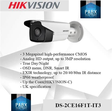 jual hikvision ds 2ce16f1t it3 kamera cctv 3mp di lapak cctv pabx solution bukalapak