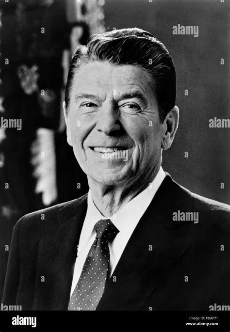 Ronald Reagan Official White House Portrait Of Ronald Reagan The 40th