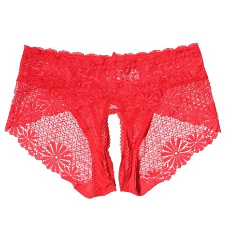Seductive See Through Open Crotch Panty Free Shipping