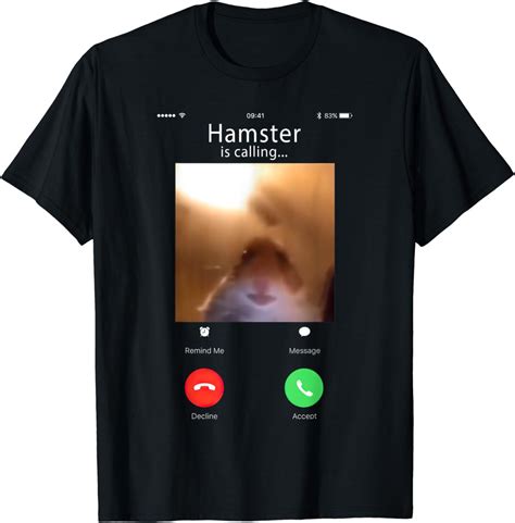 Dank Meme Hamster Staring Front Camera Hamster Calling T