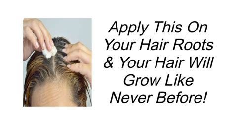 Apply This On Your Hair Roots For Amazing Results