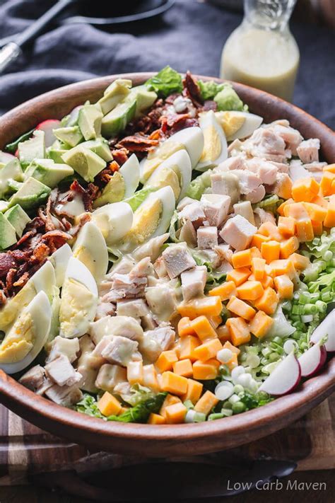 A Healthy Cobb Salad Recipe With Chicken And Homemade Cobb Salad