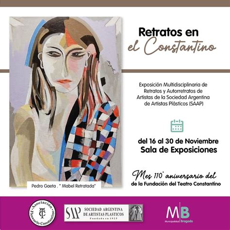 Retratos En El Centro Cultural Constantino La Voz De Bragado
