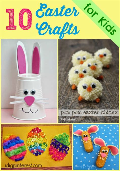 I Dig Pinterest 10 Easy Easter Crafts For Kids