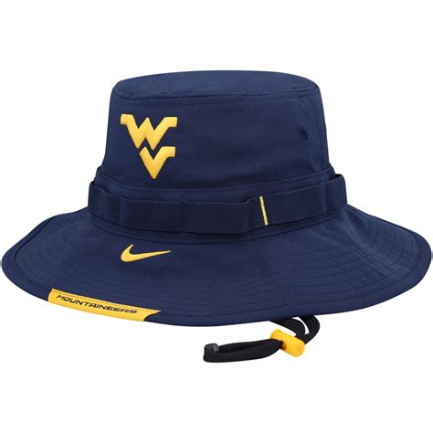 Mens Nike Navy West Virginia Mountaineers Boonie Performance Bucket Hat