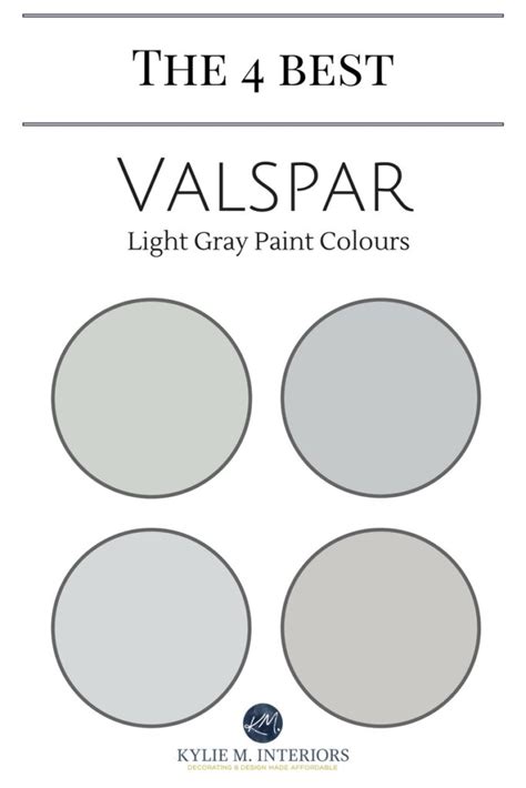 Valspar Paint 4 Best Light Gray Paint Colors Light Grey Paint Colors