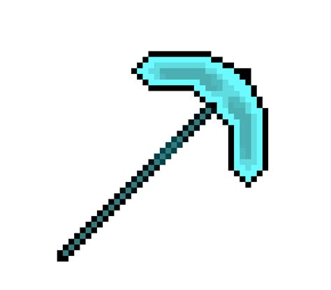 Improved Diamond Pickaxe Pixel Art Maker